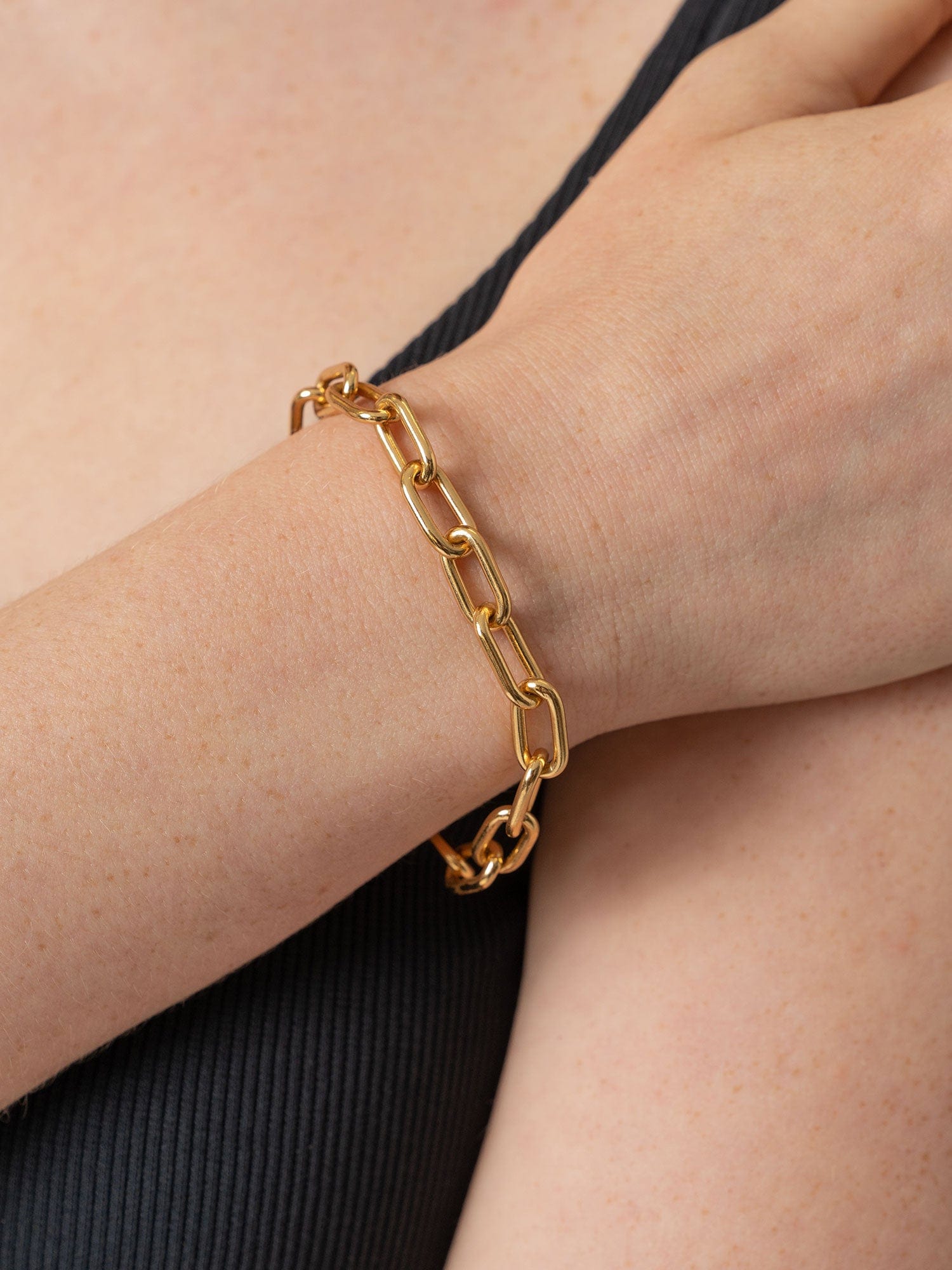 Cable Chain Bracelet Gold - Women's Jewellery | Saint + Sofia® USA